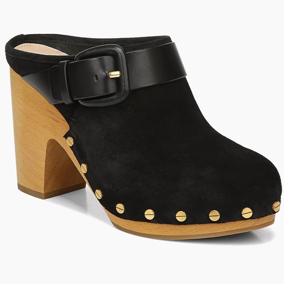 🌸VERÓNICA BEARD🌸 Womens Dacey Suede Slip On Clogs Size: 5M - Picture 3 of 15